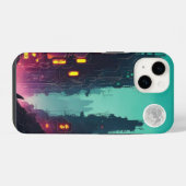 neonstad iPhone hoesje (Achterkant horizontaal)
