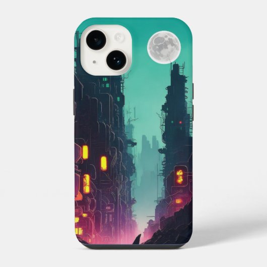 neonstad iPhone hoesje (Achterkant)