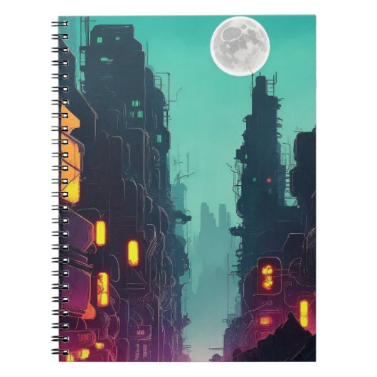neonstad notitieboek (Voorkant)