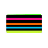 Neonstrepen Etiket (Voorkant)