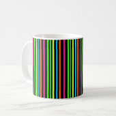 Neonstrepen Koffiemok (Voorkant links)