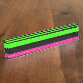 Neonstrepen Naambordje (Zijkant)