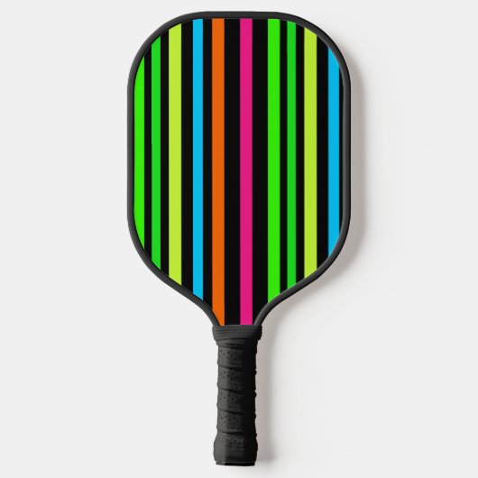 Neonstrepen Pickleball Paddle (Achterkant)