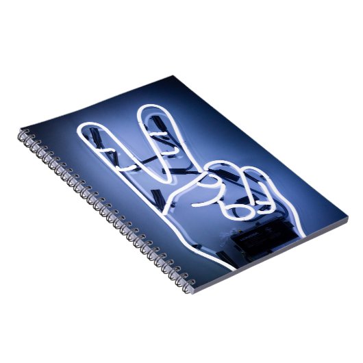 neonstuk notitieboek (Rechterzijde)