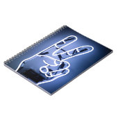 neonstuk notitieboek (Linkerzijde)