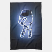 neonstuk theedoek (Verticaal)