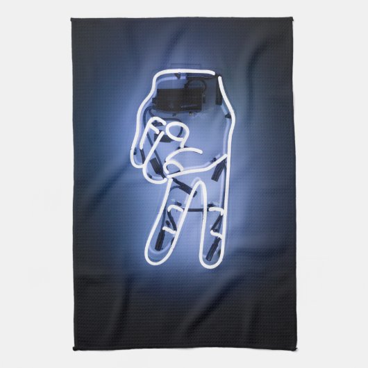 neonstuk theedoek (Verticaal)