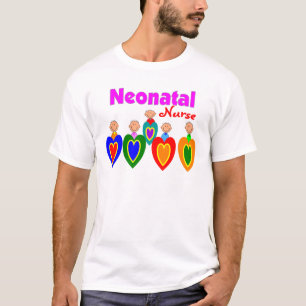 Neontale zure Schattige Baby grafische kaart T-shirt