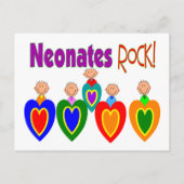 Neontale zuster Gifts "Neonates ROCK" Briefkaart (Voorkant)