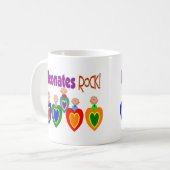 Neontale zuster Gifts "Neonates ROCK" Koffiemok (Voorkant links)