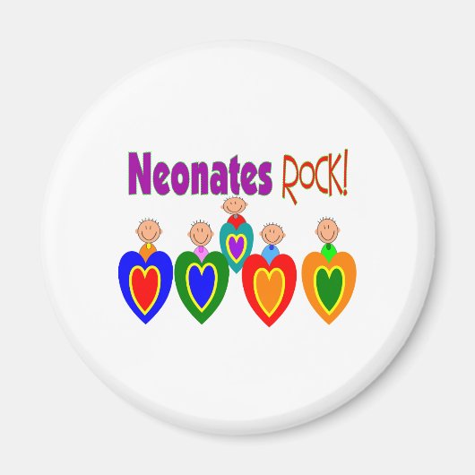 Neontale zuster Gifts "Neonates ROCK" Magneet (Voorkant)