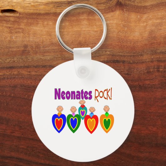 Neontale zuster Gifts "Neonates ROCK" Sleutelhanger (Voorkant)