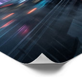 Neonvalk Hemelweg Storm Poster (Hoek)