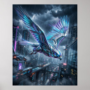 Neonvalk Hemelweg Storm Poster