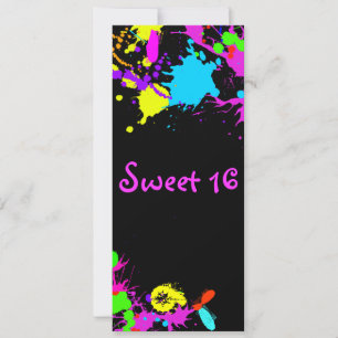 Neonverf, Sweet Sixteen, Bat Mitzvah, Uitnodiging