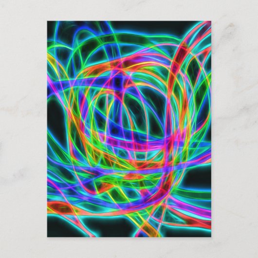 neonverkeer briefkaart (Voorkant)