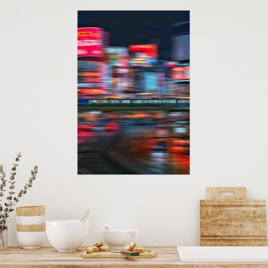 Neonverlichting van het Poster van Kabukicho (2L) (Keuken)