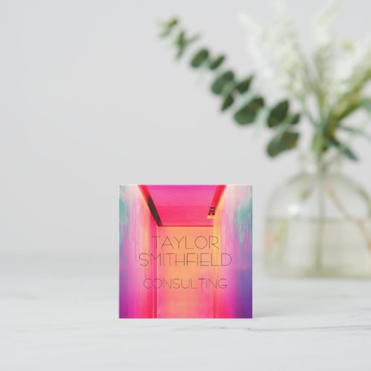 neonverlichting visitekaartje (Staand voorkant)