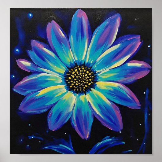 NeonWildFlower Poster (Voorkant)
