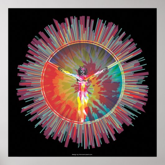 neoPeace Digital Doodle - Afdrukken Poster (Voorkant)