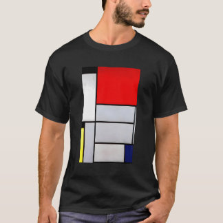 Neoplasticisme Abstract schilderontwerp van Piet M T-shirt