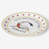 Neoplasticisme Art Elegant Monogram. Brief C Papieren Bordje (Gekanteld)