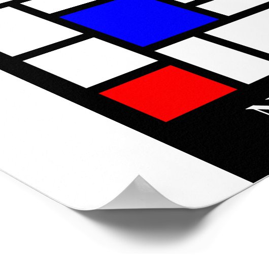 neoplasticisme poster (Hoek)