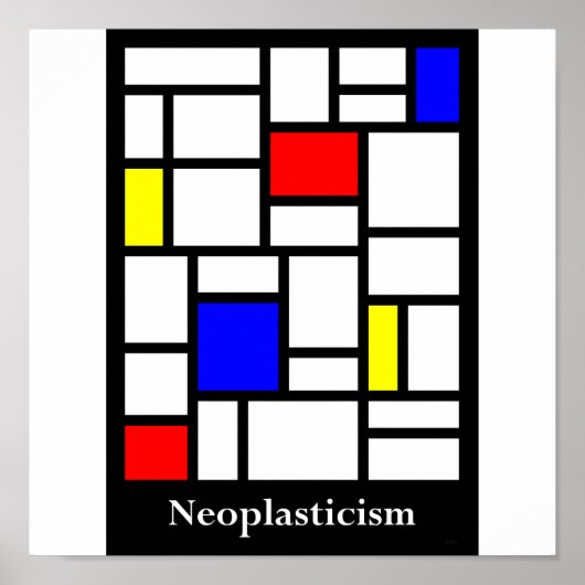 neoplasticisme poster (Voorkant)