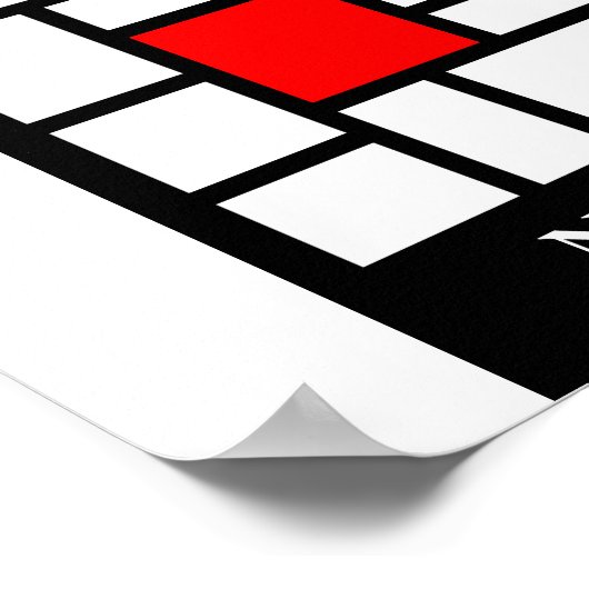 Neoplasticisme poster 2 (Hoek)