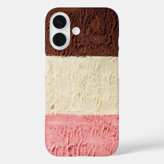 Neopolitan Ice Cream iPhone 16 Hoesje