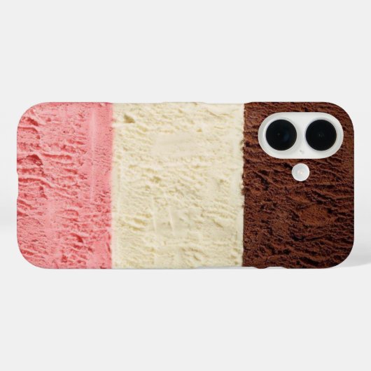 Neopolitan Ice Cream Case-Mate iPhone Case (Achterkant (horizontaal))