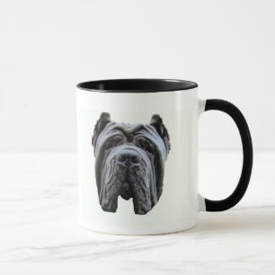 Neopolitan Mastiff gezicht mok
