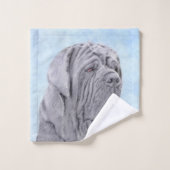 Neopolitan Mastiff-schildering - Oorspronkelijke s Bad Handdoek (Wasdoekje)