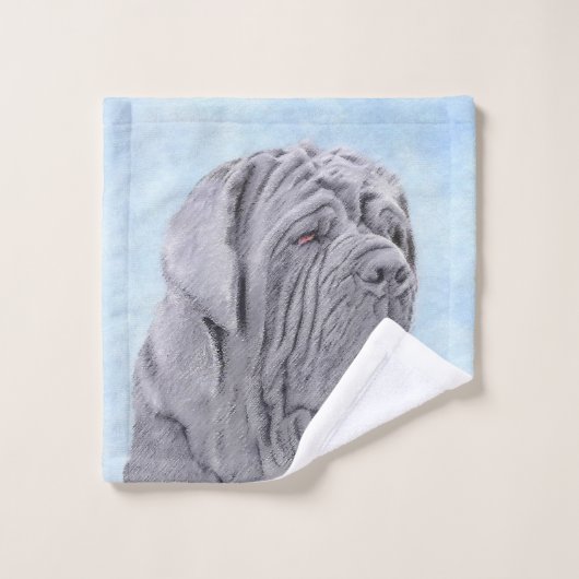 Neopolitan Mastiff-schildering - Oorspronkelijke s Bad Handdoek (Wasdoekje)