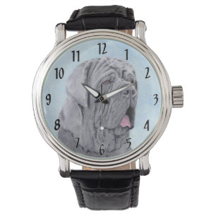 Neopolitan Mastiff-schildering - Oorspronkelijke s Horloge