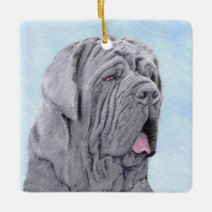 Neopolitan Mastiff-schildering - Oorspronkelijke s Keramisch Ornament
