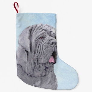 Neopolitan Mastiff-schildering - Oorspronkelijke s Kleine Kerstsok