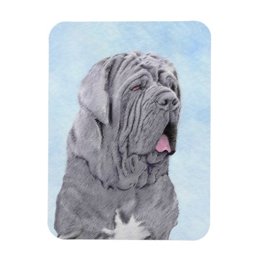 Neopolitan Mastiff-schildering - Oorspronkelijke s Magneet (Verticaal)