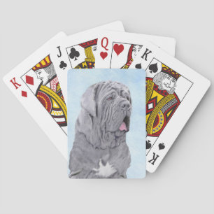 Neopolitan Mastiff-schildering - Oorspronkelijke s Pokerkaarten