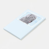 Neopolitan Mastiff-schildering - Oorspronkelijke s Post-it® Notes (Schuin)