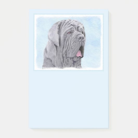 Neopolitan Mastiff-schildering - Oorspronkelijke s Post-it® Notes (Voorkant)
