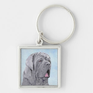 Neopolitan Mastiff-schildering - Oorspronkelijke s Sleutelhanger
