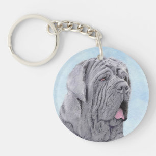 Neopolitan Mastiff-schildering - Oorspronkelijke s Sleutelhanger