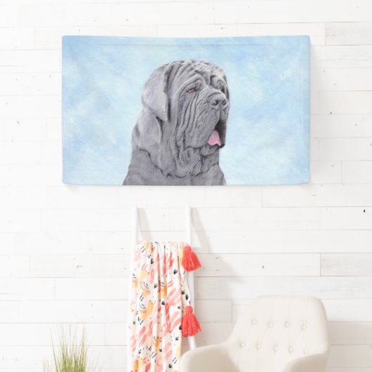 Neopolitan Mastiff-schildering - Oorspronkelijke s Spandoek (Insitu)