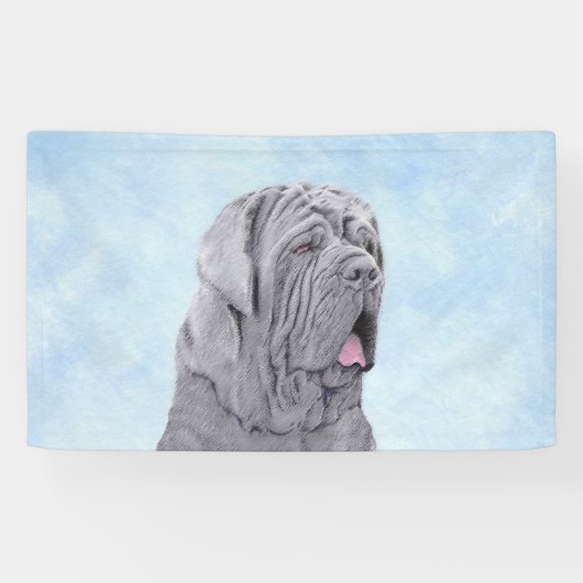Neopolitan Mastiff-schildering - Oorspronkelijke s Spandoek (Horizontaal)