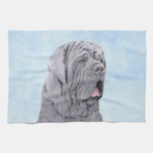 Neopolitan Mastiff-schildering - Oorspronkelijke s Theedoek