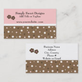 Neopolitan modern design visitekaartje (Voorkant / Achterkant)