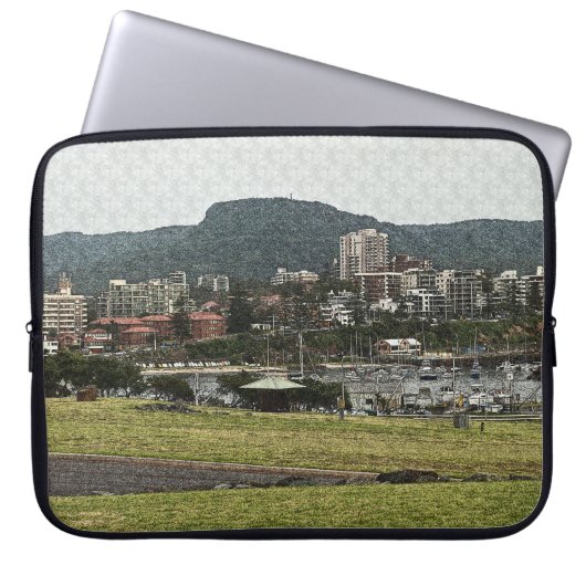 Neopreen laptophoes 15" laptop sleeve (Voorkant)