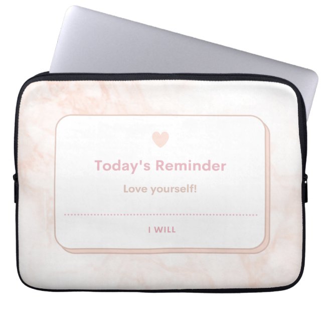 Neoprene laptophoes 13 inch laptop sleeve (Voorkant)