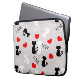 Neoprene laptophoes 13 laptop sleeve (Voorkant Links)